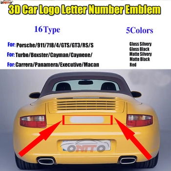 Auto Rear Trunk Decal Car Letter Emblem Covers Sticker for Cayenne Macan Cayman Boxster Gts 911 718 Turbo Number Label
Auto Rear Trunk Decal Car Letter Emblem Covers Sticker for Cayenne Macan Cayman Boxster Gts 911 718 Turbo Number Label