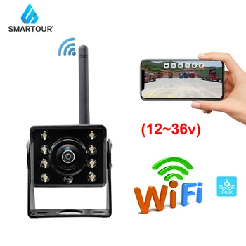 Smartour Digital WIFI Reversing Camera Dash Cam Night Vision Car Rearview Camera Mini Backup Parking Camera for iPhone Android
Smartour Digital WIFI Reversing Camera Dash Cam Night Vision Car Rearview Camera Mini Backup Parking Camera for iPhone Android