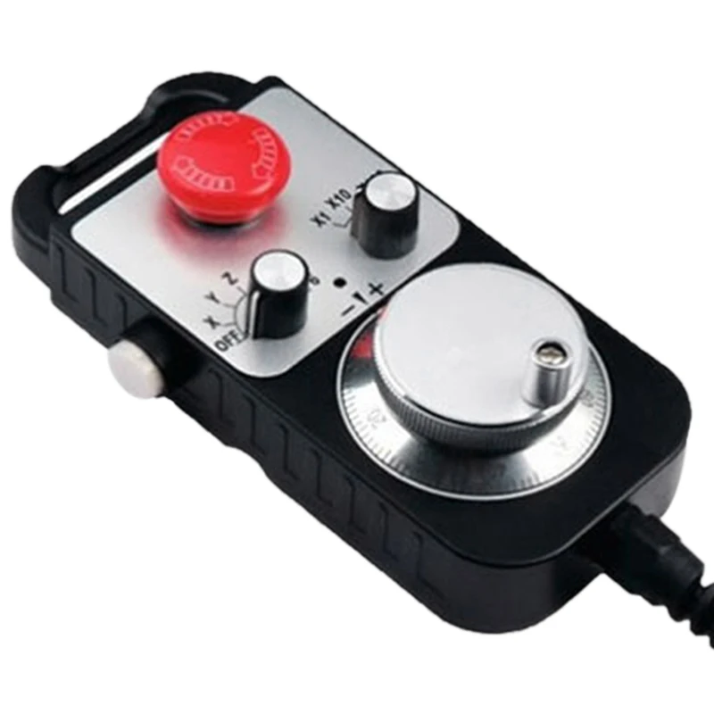 CNC Pulse Generator 6 Axis MPG Pendant Handwheel for FAGOR GSK Siemens MITSUBISHI FANUC System 5V Manual Pulse Generator
CNC Pulse Generator 6 Axis MPG Pendant Handwheel for FAGOR GSK Siemens MITSUBISHI FANUC System 5V Manual Pulse Generator