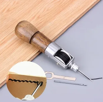 Leathercraft Lock Stitch Sewing Awl Thread Kit Needles Stitch Leather Fabric Leather Fabric DIY Craft Repair Tool WY40102
Leathercraft Lock Stitch Sewing Awl Thread Kit Needles Stitch Leather Fabric Leather Fabric DIY Craft Repair Tool WY40102