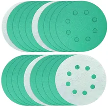 50pcs 5-inch 8-hole Green Polyester Film Sandpaper Backed Cashmere Water Sandpaper Auto Paste Hook And Loop Sandpaper
50pcs 5-inch 8-hole Green Polyester Film Sandpaper Backed Cashmere Water Sandpaper Auto Paste Hook And Loop Sandpaper