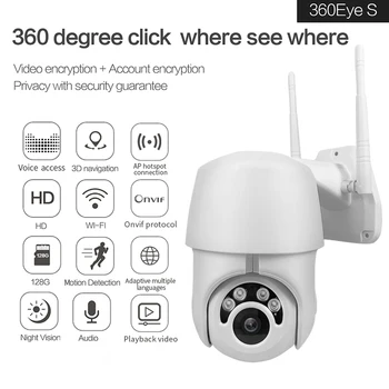 1080P PTZ IP Camera Wifi Outdoor Speed Dome Wireless Wifi Security Camera Pan Tilt 4X Digital Zoom 2MP Network CCTV Surveillance
1080P PTZ IP Camera Wifi Outdoor Speed Dome Wireless Wifi Security Camera Pan Tilt 4X Digital Zoom 2MP Network CCTV Surveillance