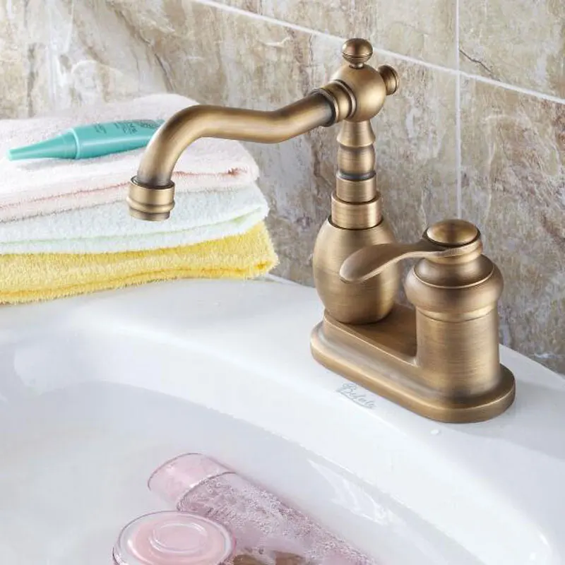 European archaize of copper double hole basin faucet rotating black ancient double the double hole of hot and cold water tap
European archaize of copper double hole basin faucet rotating black ancient double the double hole of hot and cold water tap