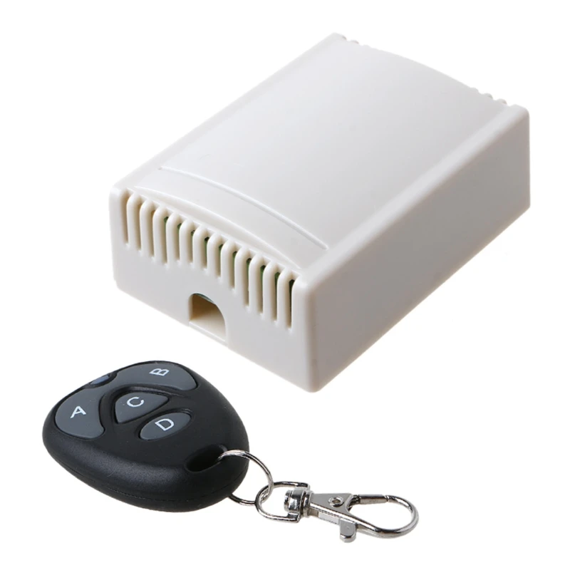 DC 12V 4CH Remote Switch Garage Door Curtain Relay Receiver Module and 1/2 Pcs 433MHz RF 4 Button Remote Controller
DC 12V 4CH Remote Switch Garage Door Curtain Relay Receiver Module and 1/2 Pcs 433MHz RF 4 Button Remote Controller