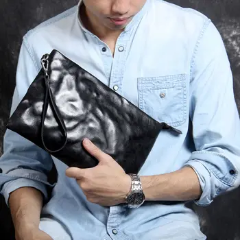 Simple Retro Large-capacity Hand bags Original Leather Leisure Envelope bags for man and Woman
Simple Retro Large-capacity Hand bags Original Leather Leisure Envelope bags for man and Woman