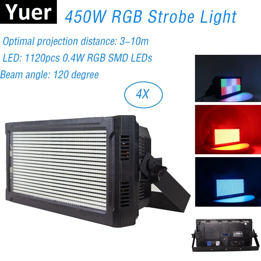 NEW SGM 450W LED Strobe Light DMX Super Bright RGB Color Mixing 1120 LEDs 0.4W DMX Strobe Flash Light For Disco Light Music Dj
NEW SGM 450W LED Strobe Light DMX Super Bright RGB Color Mixing 1120 LEDs 0.4W DMX Strobe Flash Light For Disco Light Music Dj
