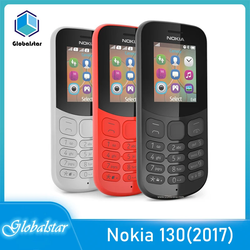 Nokia 130(2017) Refurbished Original 130 Unlocked Dual sim card Cheap Mobile Phone Free shipping | Мобильные телефоны и