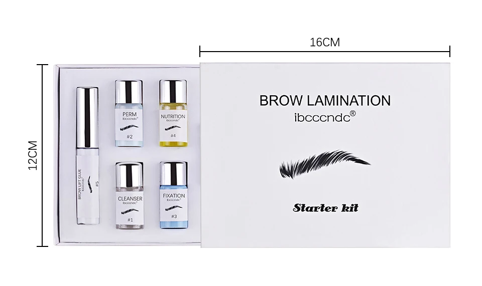 2020 Semi-pernament Brow Lamination Kit Eyebrow Lift Kit Eye Safe Brow Lift Eyebrow Lifting Protable Travel Kit Professional