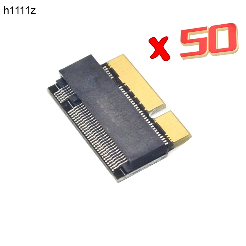 50 шт. M2 SSD-адаптер для Macbook 2012 M.2 NGFF M Key SSD MacBook Pro Retina A1398 A1425 адаптер коннектор