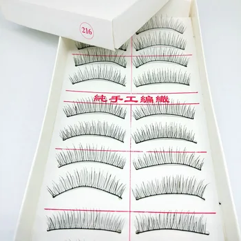 Handmade Cotton Thread Stem 216217 Natural Nude Makeup Model False Eyelashes Makeup Extension Tool 10-Pairs
Handmade Cotton Thread Stem 216217 Natural Nude Makeup Model False Eyelashes Makeup Extension Tool 10-Pairs