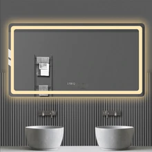 Led Bathroom Light Mirror Smart Anti-fog Mirror Is Suitable For Hotel Bathroom Toilet Wall-mounted Toilet
Led Bathroom Light Mirror Smart Anti-fog Mirror Is Suitable For Hotel Bathroom Toilet Wall-mounted Toilet