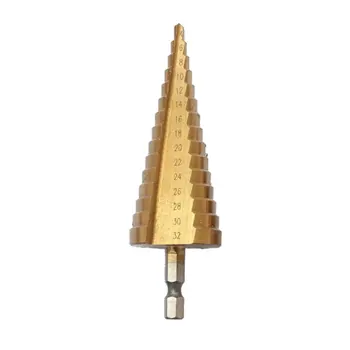 Perfect Home&Garden Steel Step Cone Titanium Drill Bit Tool Hole Cutter Tools Triangle Handle Directly Groove Ladder Drill
Perfect Home&Garden Steel Step Cone Titanium Drill Bit Tool Hole Cutter Tools Triangle Handle Directly Groove Ladder Drill
