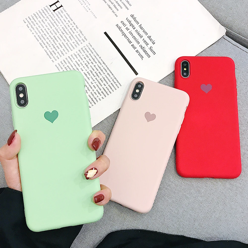 Cute heart pattern For iPhone 6 6s 7 7p 8 8plus X XS XR xs max Integrated molding Liquid silica gel soft shell
Cute heart pattern For iPhone 6 6s 7 7p 8 8plus X XS XR xs max Integrated molding Liquid silica gel soft shell