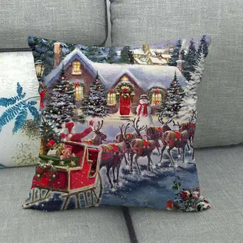 45Cm New Year Christmas Pillowcase Linen Snowman Winter Lumbar Pillow For Home Cover Car Cushion Waist Sofa Pillow Wholesale
45Cm New Year Christmas Pillowcase Linen Snowman Winter Lumbar Pillow For Home Cover Car Cushion Waist Sofa Pillow Wholesale
