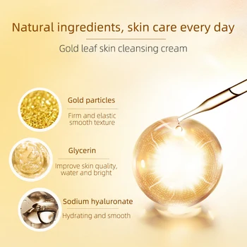 24k Gold Facial Cleanser Long-lasting Hydrating Moisturizing Gentle Cleansing Control Oil Cleanser
24k Gold Facial Cleanser Long-lasting Hydrating Moisturizing Gentle Cleansing Control Oil Cleanser