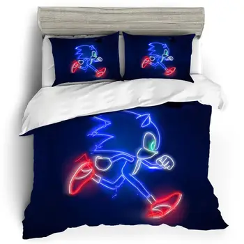 Home Textile Sonic the Hedgehog Pattern Pillow Bed Cover Set Single Queen King Size Linen Cotton Bedding Set Duvet Cover Bed Set
Home Textile Sonic the Hedgehog Pattern Pillow Bed Cover Set Single Queen King Size Linen Cotton Bedding Set Duvet Cover Bed Set