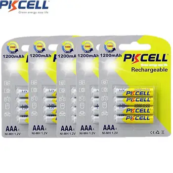 20pcs/5cards PKCELL High Capacity Batteries 1.2V NIMH AAA Rechargeable Battery NI-MH AAA 1200mAh batteries batteria
20pcs/5cards PKCELL High Capacity Batteries 1.2V NIMH AAA Rechargeable Battery NI-MH AAA 1200mAh batteries batteria