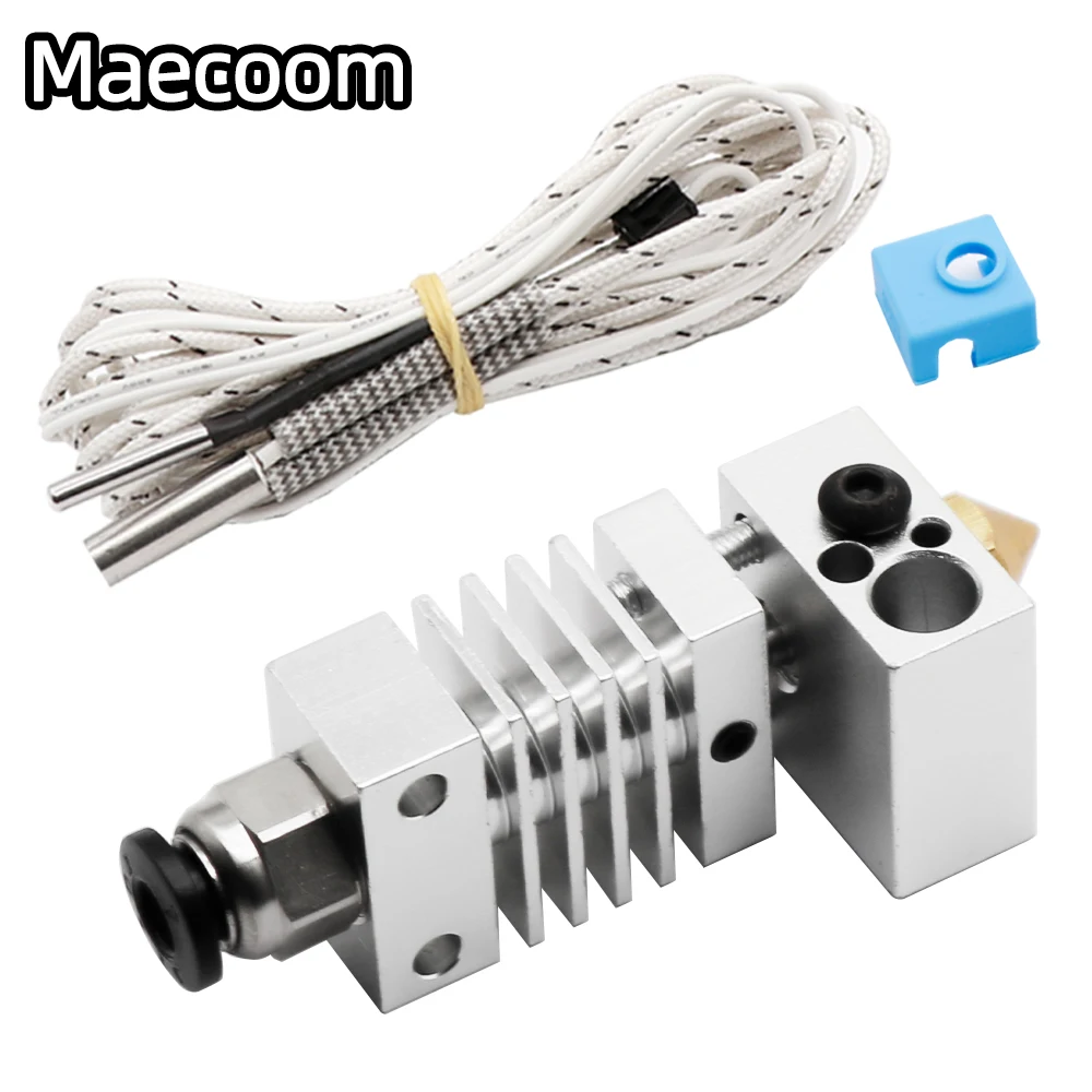 Hotend Extruder Kit Long Distance V6 Extrusion 12V/24V 50W J-head Heat Break Throat 1.75mm for Ender 3 CR10 CR-10S Printer
Hotend Extruder Kit Long Distance V6 Extrusion 12V/24V 50W J-head Heat Break Throat 1.75mm for Ender 3 CR10 CR-10S Printer
