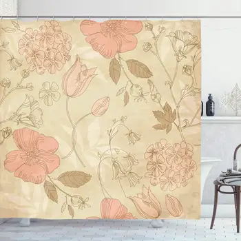 Shower Curtain Set with Hooks 72x72 Bloom Cute Botanical Vintage Flower Beautiful Romantic Pattern Petal Flora Floral Color
Shower Curtain Set with Hooks 72x72 Bloom Cute Botanical Vintage Flower Beautiful Romantic Pattern Petal Flora Floral Color