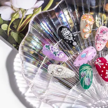 Nail Art Mermaid Crystal Glass Display Tray False Nail Tips Shell Showcase Plate Board Photo Props 3D Nails Jewerly DIY Tool
Nail Art Mermaid Crystal Glass Display Tray False Nail Tips Shell Showcase Plate Board Photo Props 3D Nails Jewerly DIY Tool