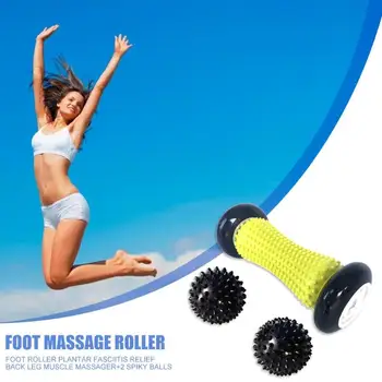 Durable Foot Roller Delicate Texture Foot Roller for Relief Plantar Fasciitis Back Leg Muscle Massager+2 Spiky Balls
Durable Foot Roller Delicate Texture Foot Roller for Relief Plantar Fasciitis Back Leg Muscle Massager+2 Spiky Balls