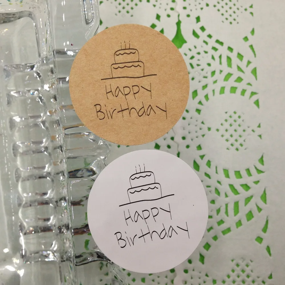5000pcs/lot happy birthday Kraft paper Sticker For Diy Hand Made Gift Cake Candy Paper Tags Self Adhesive Stickers Label
5000pcs/lot happy birthday Kraft paper Sticker For Diy Hand Made Gift Cake Candy Paper Tags Self Adhesive Stickers Label