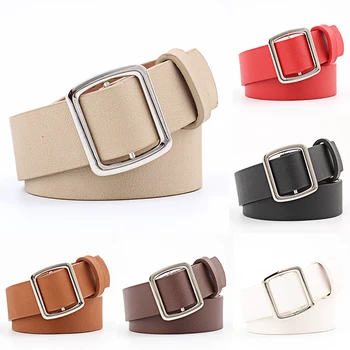Casual Needle-Free Waist Belts Pure Color Wide Waist Strap Women Alloy Square Buckle Belt For Jeans Dress Waistband Without Pin
Casual Needle-Free Waist Belts Pure Color Wide Waist Strap Women Alloy Square Buckle Belt For Jeans Dress Waistband Without Pin