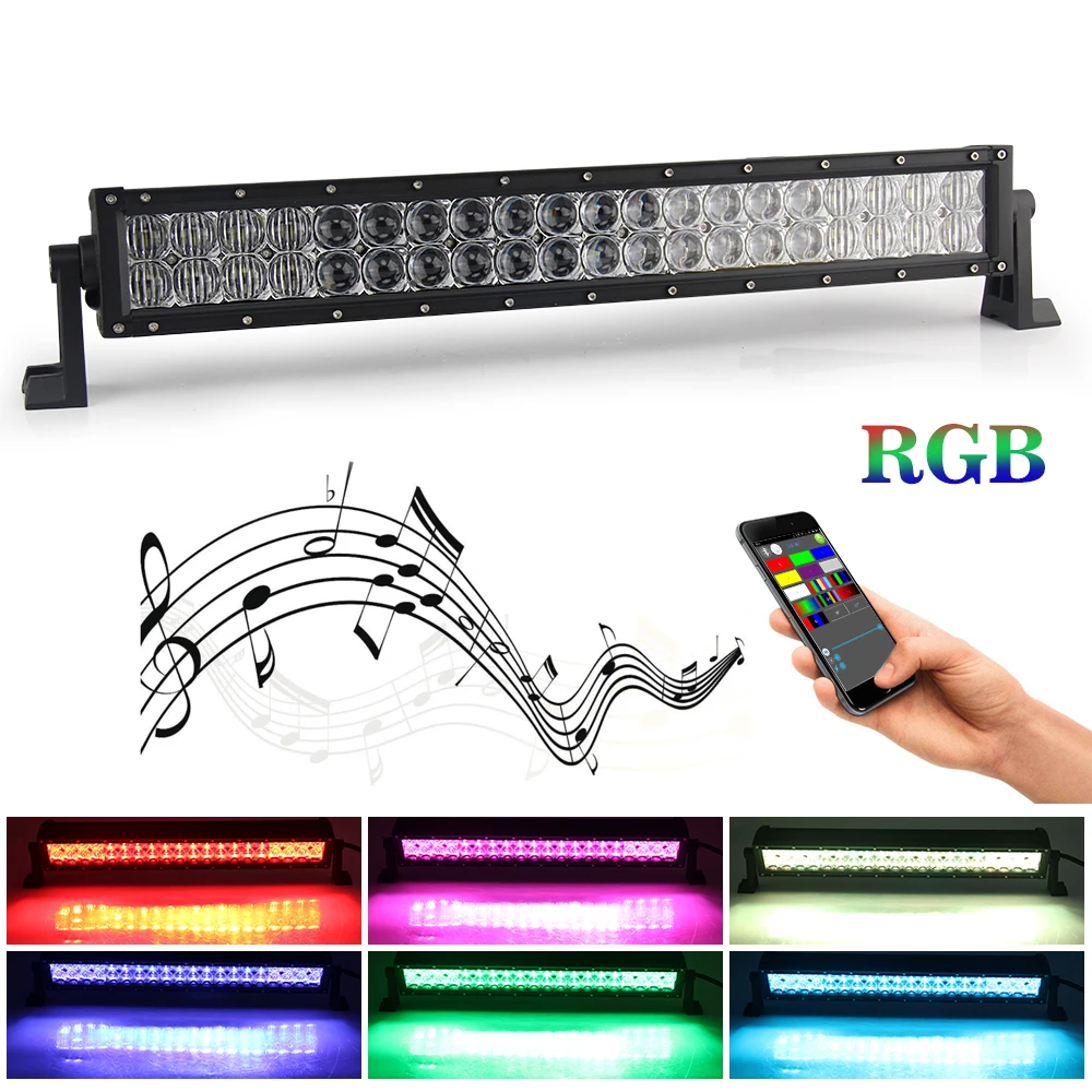 22inch RGB 7 Colors Truck Led Bar Light,Spot Flood Combo Beam 120w Multi Color Led Light Bar
22inch RGB 7 Colors Truck Led Bar Light,Spot Flood Combo Beam 120w Multi Color Led Light Bar
