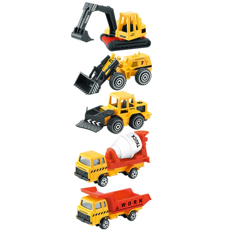 5 Kinds Excavator Bulldozer Mixer Tractor Truck Model Alloy Diecast Engineering Vehicle Collectible Toy Car for Boy Children A19
5 Kinds Excavator Bulldozer Mixer Tractor Truck Model Alloy Diecast Engineering Vehicle Collectible Toy Car for Boy Children A19