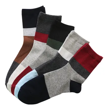 5 Pairs Men Socks Autumn and Winter New Large Crossbar Socks Combed Cotton Abstract Sliver Splicing Colors Leisure Men's socks
5 Pairs Men Socks Autumn and Winter New Large Crossbar Socks Combed Cotton Abstract Sliver Splicing Colors Leisure Men's socks