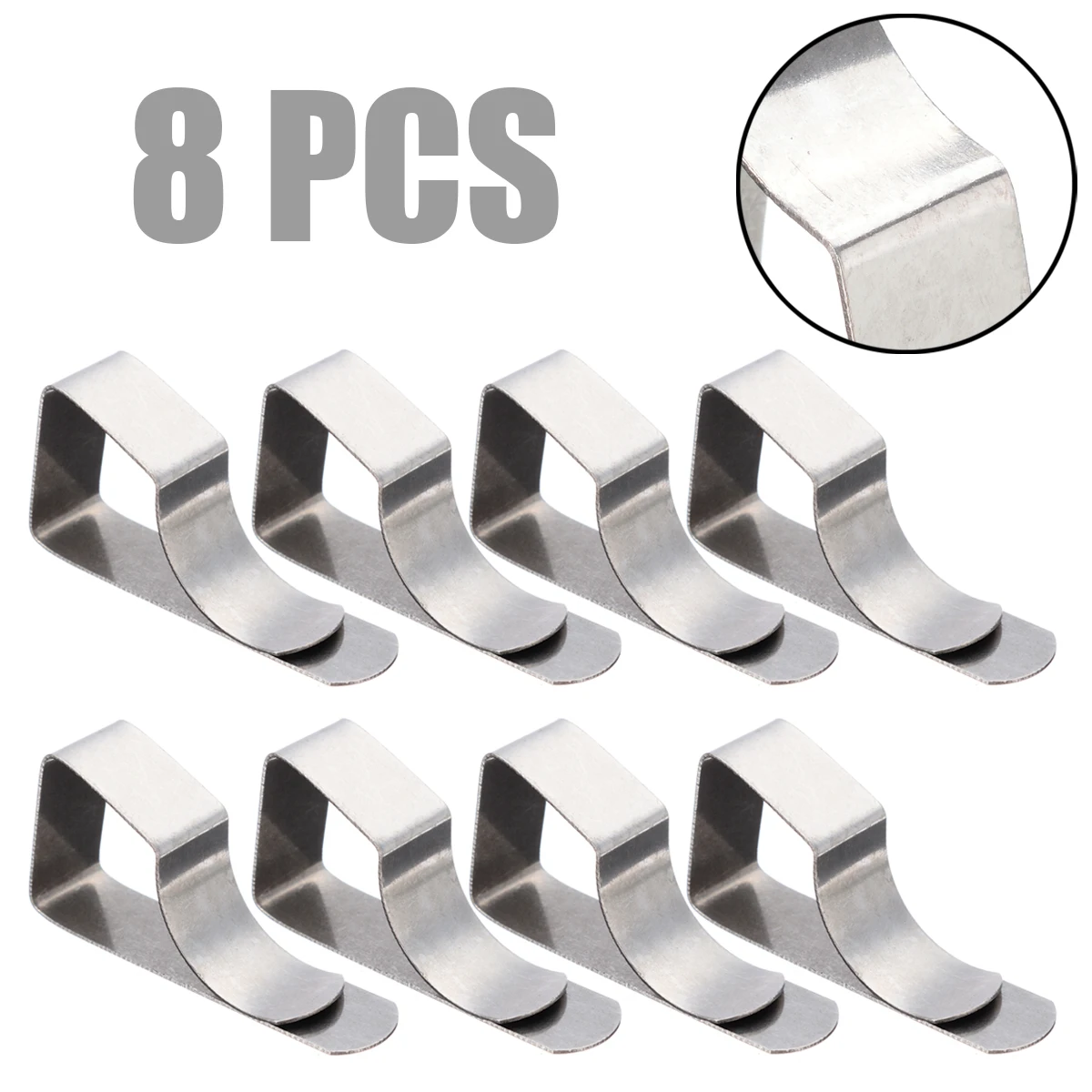 8Pcs Stainless Steel Table Cloth Cover Clip Holder Cloth Clamps Picnic Wedding Party For Home Cloth Table Holder Clips
8Pcs Stainless Steel Table Cloth Cover Clip Holder Cloth Clamps Picnic Wedding Party For Home Cloth Table Holder Clips