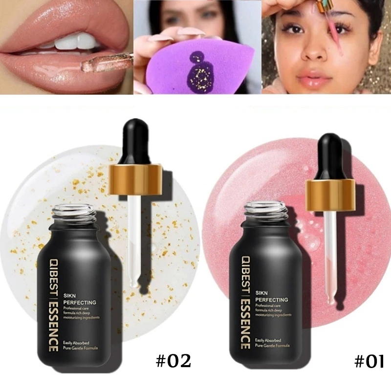 Face Primer Brighten Moisturizer Hydrating Smooth 24K Gold Elixir Essence Oil Control Base Make Up Eye Lip Pore Serum
Face Primer Brighten Moisturizer Hydrating Smooth 24K Gold Elixir Essence Oil Control Base Make Up Eye Lip Pore Serum