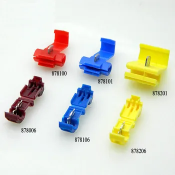 Blue Red Yellow Snap-Lock ScotchLok Electrical Wire Cable Splice and Feed Connectors
Blue Red Yellow Snap-Lock ScotchLok Electrical Wire Cable Splice and Feed Connectors
