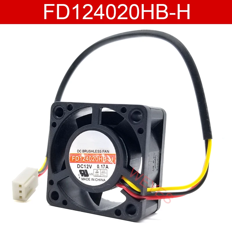 

Оригинальный подлинный для Y.S.TECH FD124020HB-H DC 12V 0.17A 3-проводной 40x40x20 мм кулер для сервера