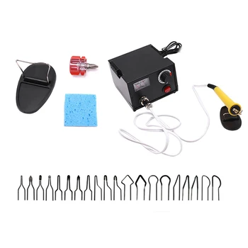 US Plug,110V Adjustable Temperature Wood Burner Branding Brush Burner Hoist Crafts Tool Set with Welding Wire
US Plug,110V Adjustable Temperature Wood Burner Branding Brush Burner Hoist Crafts Tool Set with Welding Wire