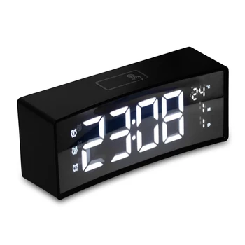 LED Smart Alarm Clock 3D Curved Surface Screen Floating Mirror Electronic Bedside Digital Large Display Snooze Touch Function
LED Smart Alarm Clock 3D Curved Surface Screen Floating Mirror Electronic Bedside Digital Large Display Snooze Touch Function