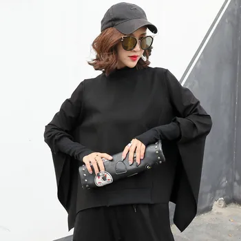 LANMREM 2020 New Spring Turtleneck Solid Color Irregular Pullover Sweatshirt Streetwear Loose Casual Personality Tops PC981
LANMREM 2020 New Spring Turtleneck Solid Color Irregular Pullover Sweatshirt Streetwear Loose Casual Personality Tops PC981