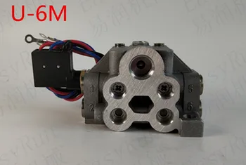 Progressive U-6M type grease block quantified grease distributor 6way with switch
Progressive U-6M type grease block quantified grease distributor 6way with switch