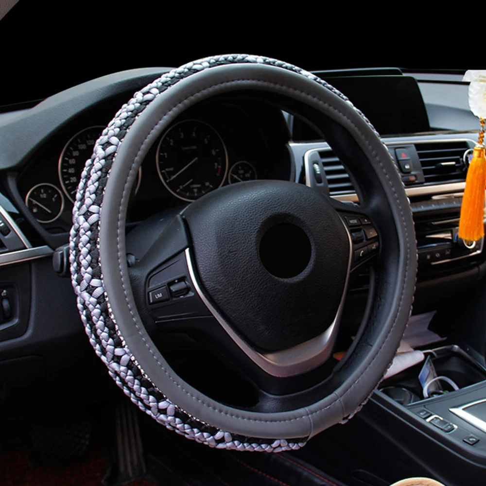 Universal Steering Wheel Cover fit for BMW5 series Audi a6 BMW7 series Chevrolet impala Calillac ATS-L XTS Kia Morning ceed Rio
Universal Steering Wheel Cover fit for BMW5 series Audi a6 BMW7 series Chevrolet impala Calillac ATS-L XTS Kia Morning ceed Rio