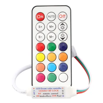 12V Remote Controller WS2811 RGB LED Strip RGB 60leds 21key RF Wireless remote Controller Led strip light controller WS2811
12V Remote Controller WS2811 RGB LED Strip RGB 60leds 21key RF Wireless remote Controller Led strip light controller WS2811