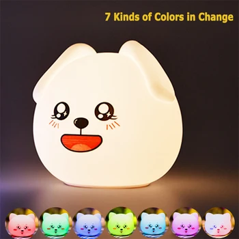 Silicone Night Lights Bedroom LED Portable Touch Sensor RGBW LED Night Lights 7 Colors Bedside Color Changing Lamp Children D30
Silicone Night Lights Bedroom LED Portable Touch Sensor RGBW LED Night Lights 7 Colors Bedside Color Changing Lamp Children D30