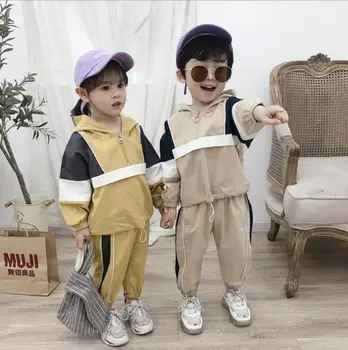 2020 new girls boys 2 pcs set hooded coat+long pants fashion spring cotton kids suit 1-6 years HM516
2020 new girls boys 2 pcs set hooded coat+long pants fashion spring cotton kids suit 1-6 years HM516