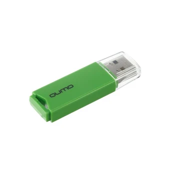 

USB flash drive Qumo Tropic, 32 GB, USB2.0, read up to 25 Mb / s, write up to 15 Mb / s, green 3663843