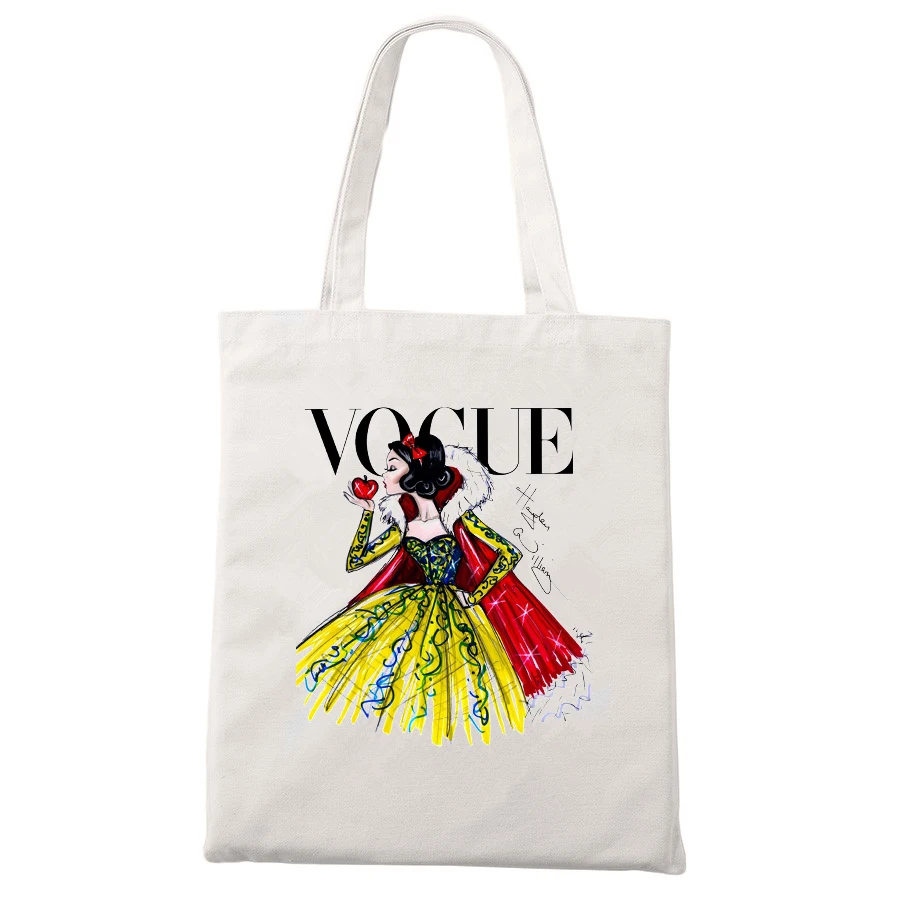 Vogue Cartoon princess Girl Eco Friendly Shopping Bags Women Shoulder Bag Shopper Bags Canvas Handbag Reusable Grocery ToteBag
Vogue Cartoon princess Girl Eco Friendly Shopping Bags Women Shoulder Bag Shopper Bags Canvas Handbag Reusable Grocery ToteBag