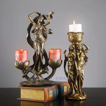 RETRO RESIN CANDLESTICK CANDLE HOLDER CHARACTER SCULPTURE VENUS GODDESS AROMATHERAPY CANDLE HOLDER MODERN HOME DECORATION
RETRO RESIN CANDLESTICK CANDLE HOLDER CHARACTER SCULPTURE VENUS GODDESS AROMATHERAPY CANDLE HOLDER MODERN HOME DECORATION