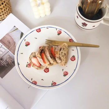 Bone China Dinner Plate Small Floral Tableware Dessert Cake Snacks Dish Western Food Beef Steak Plate Dinner Kitchen Dinnerware
Bone China Dinner Plate Small Floral Tableware Dessert Cake Snacks Dish Western Food Beef Steak Plate Dinner Kitchen Dinnerware
