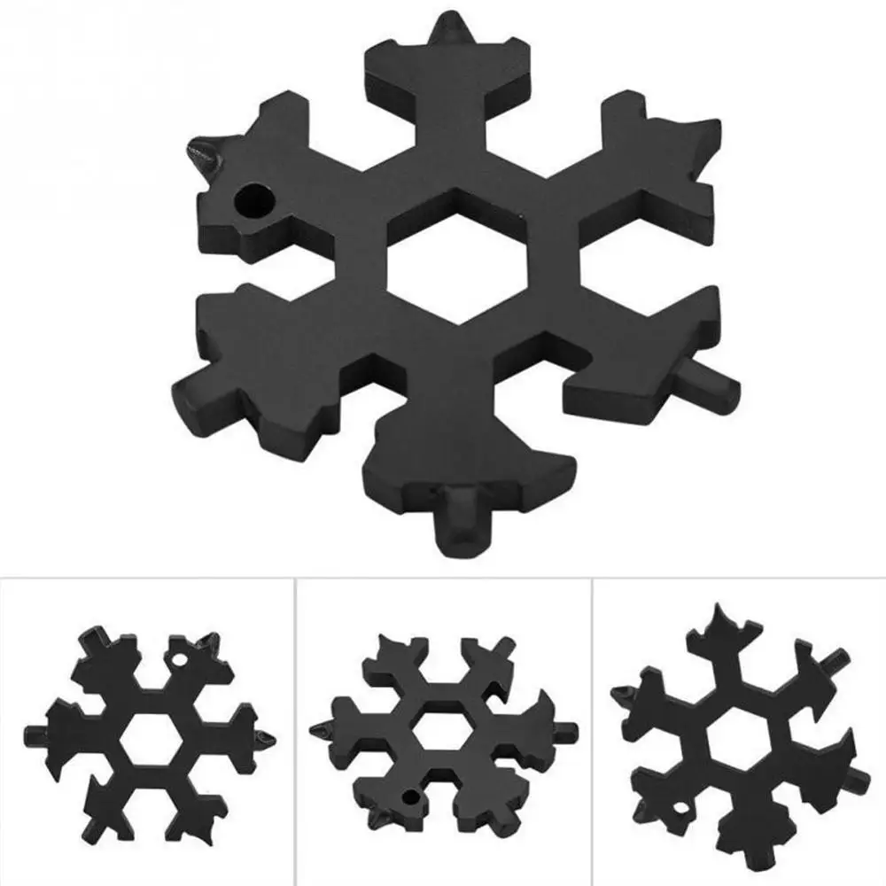 18 In 1 Snowflake Multi Pocket Tool Keyring Key Ring Spanner Hex Wrench Multifunction Multipurpose Camp Survive Outdoor Hike
18 In 1 Snowflake Multi Pocket Tool Keyring Key Ring Spanner Hex Wrench Multifunction Multipurpose Camp Survive Outdoor Hike