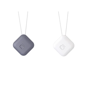 2set Air Purifier USB Portable Personal Wearable Necklace Negative Ionizer Air Cleaner Air Freshener White & Gray
2set Air Purifier USB Portable Personal Wearable Necklace Negative Ionizer Air Cleaner Air Freshener White & Gray