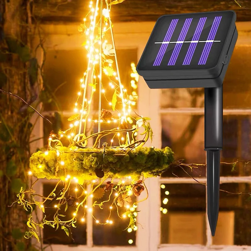 DIY LED Light String Solar Energy Copper Wire Garland Vines Fairy LED String Lights Solar Garden Christmas Decor For Outdoor new
DIY LED Light String Solar Energy Copper Wire Garland Vines Fairy LED String Lights Solar Garden Christmas Decor For Outdoor new