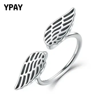 YPAY Vintage Feather Rings Ladies Authentic 925 Sterling Silver Openwork Wings Feather Finger Ring Women Fine Jewelry YMR123
YPAY Vintage Feather Rings Ladies Authentic 925 Sterling Silver Openwork Wings Feather Finger Ring Women Fine Jewelry YMR123